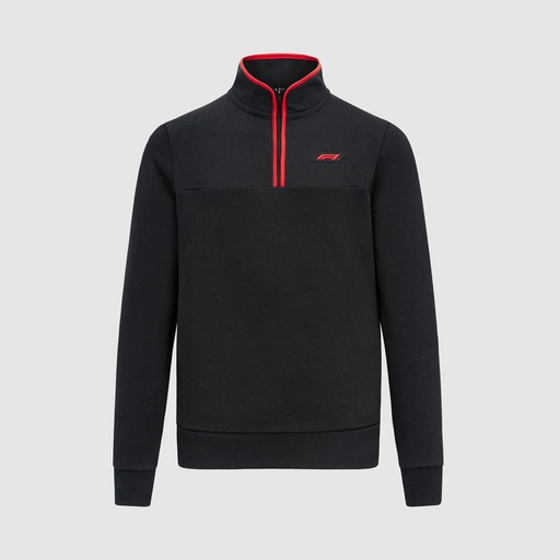 F1 FW QUARTER ZIP SWEAT BLACK