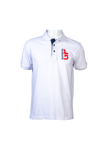 BIC White GP Polo Adult Shirt