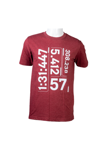 BIC Maroon BIC Fact Adult T-Shirt