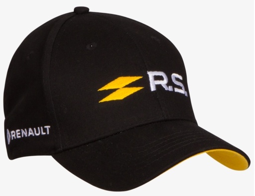 RENAULT CAP BLACK\AMBER YELLOW 