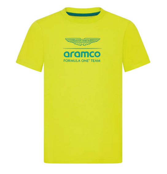 AMF1 FW KIDS LOGO TEE 92CM 1-2 LIME