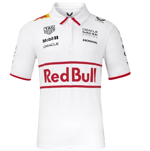 RBR RP TEAM JAPAN TRACK POLO XL WHITE