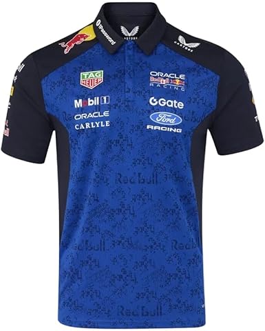 Redbull Racing POLO SHIRT NIGHT SKY / SURF THE WEB Male