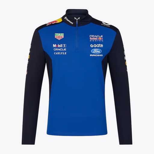 Redbull Racing QUARTER ZIP MIDLAYER NIGHT SKY / SURF THE WEB Male