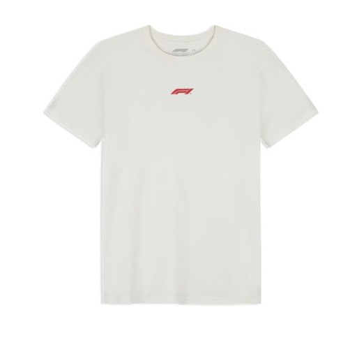 F1 FW Racing Line Tee, CLOUD DANCER