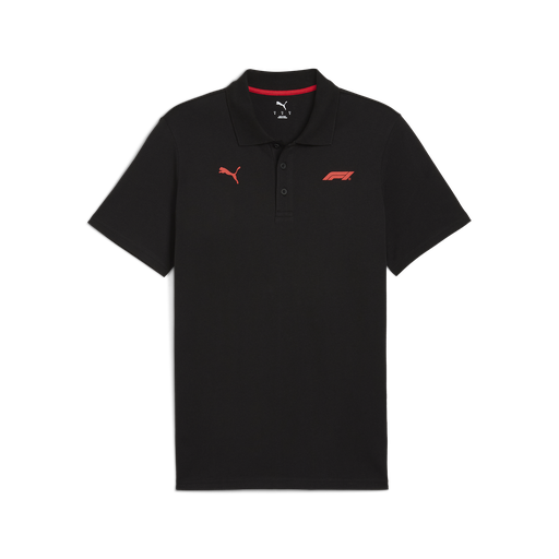 F1 FW Small Logo Polo, BLACK