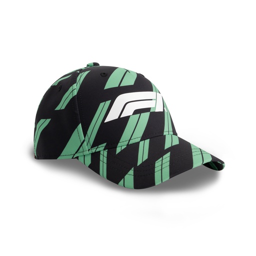 F1 FW Track Graphic BB Cap, ONE SIZE SHIFT GREEN/BLACK