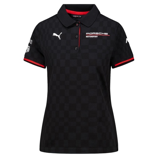 PMS RP WOMENS TEAM POLO, BLACK