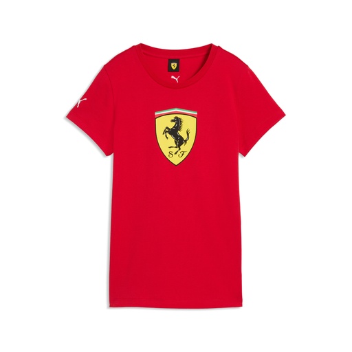 SF FW WMN Shield Tee, ROSSO CORSA