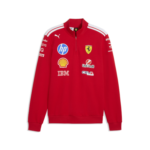 SF RP T7 half zip, RED