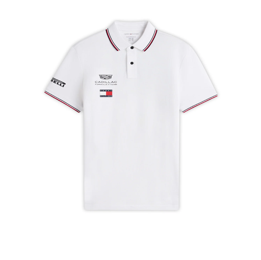 CF1 TEAM X TOMMY HILFIGER POLO-MENS-WHITE