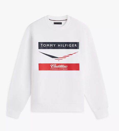 CF1 X TOMMY HILFIGER CHEVRON CREW-MENS-WHITE