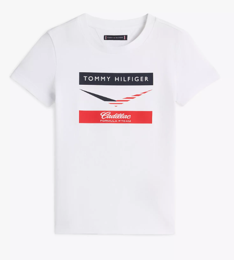 CF1 X TOMMY HILFIGER CHEVRON T-SHIRT-KIDS-WHITE-5