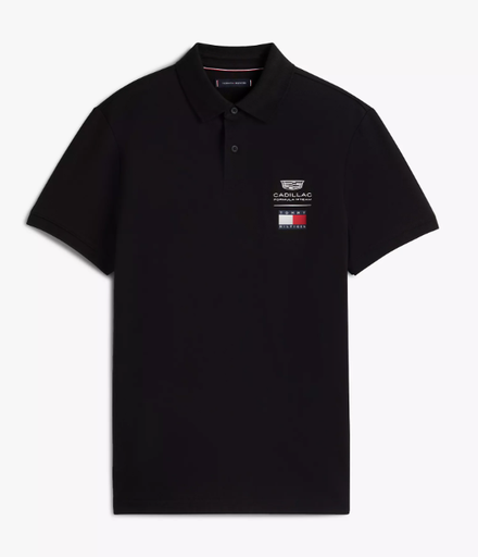 CF1 X TOMMY HILFIGER LOGO SS POLO-MENS-BLACK