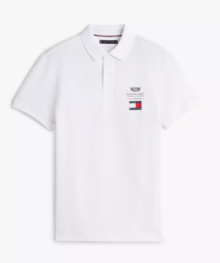 CF1 X TOMMY HILFIGER LOGO SS POLO-MENS-WHITE