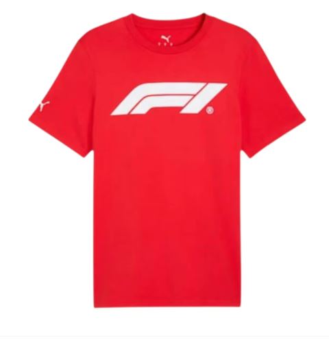 F1 ESS MENS LOGO TEE 180g, RED