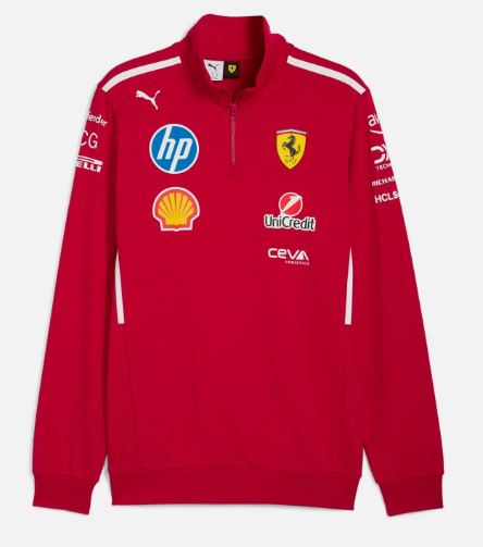 SF RP TEAM 1/2 ZIP SWEAT RED